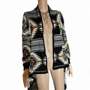 Vintage Ruff Hewn Open Cardigan Light sweater